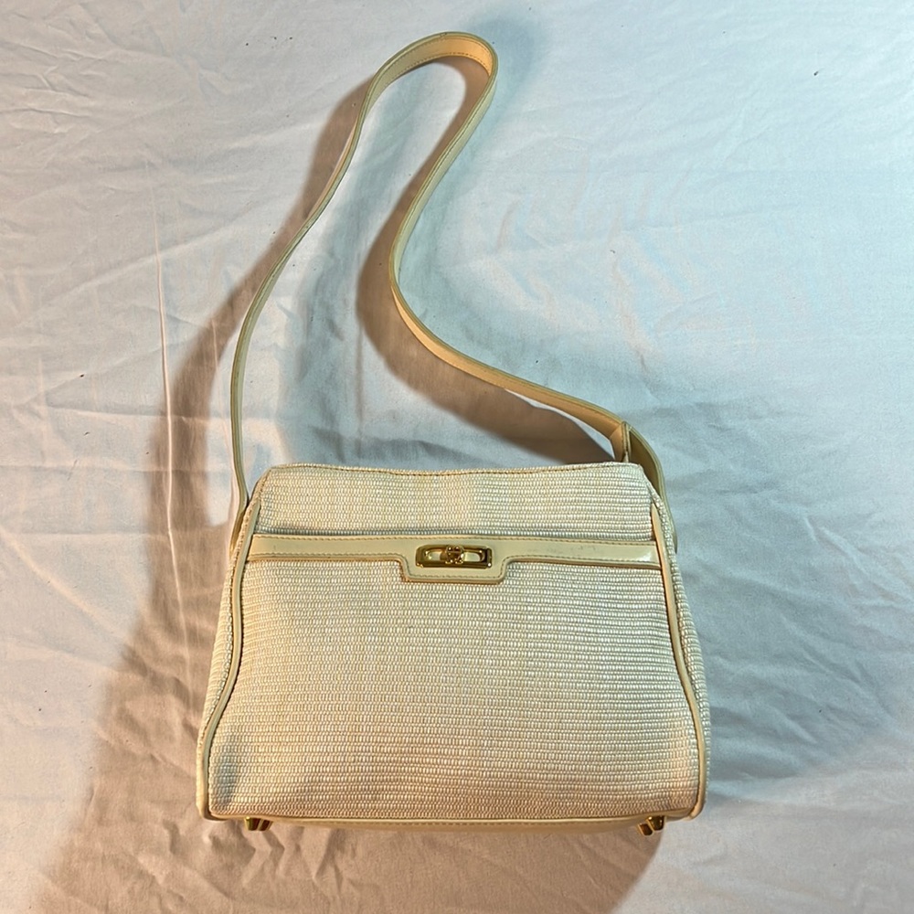 Etienne Aigner Cream Shoulder Bag